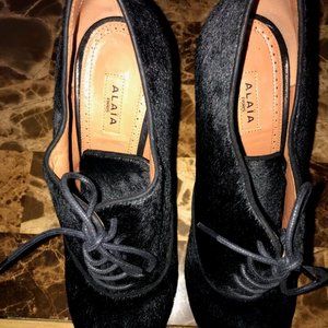 Alaia Calf Hair Booties